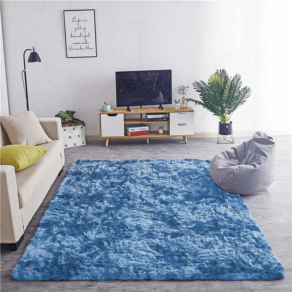 Strado Ombre Shaggy kilimas Strado 200x250 OmbreNavy (Tamsiai mėlyna) universalus