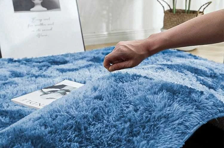 Strado Ombre Shaggy kilimas Strado 200x250 OmbreNavy (Tamsiai mėlyna) universalus