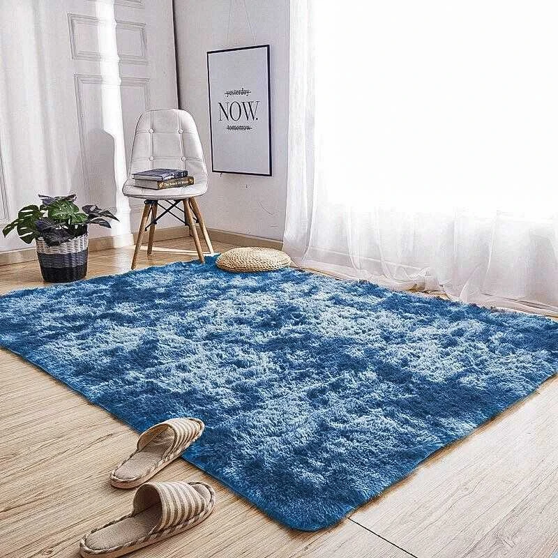 Strado Ombre Shaggy kilimas Strado 200x250 OmbreNavy (Tamsiai mėlyna) universalus