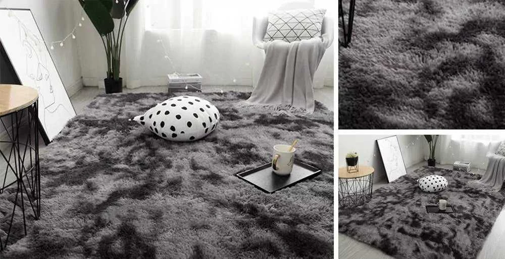 Strado Ombre Shaggy kilimas Strado 60x120 OmbreGrey (Tamsusis Pilkas) universalus