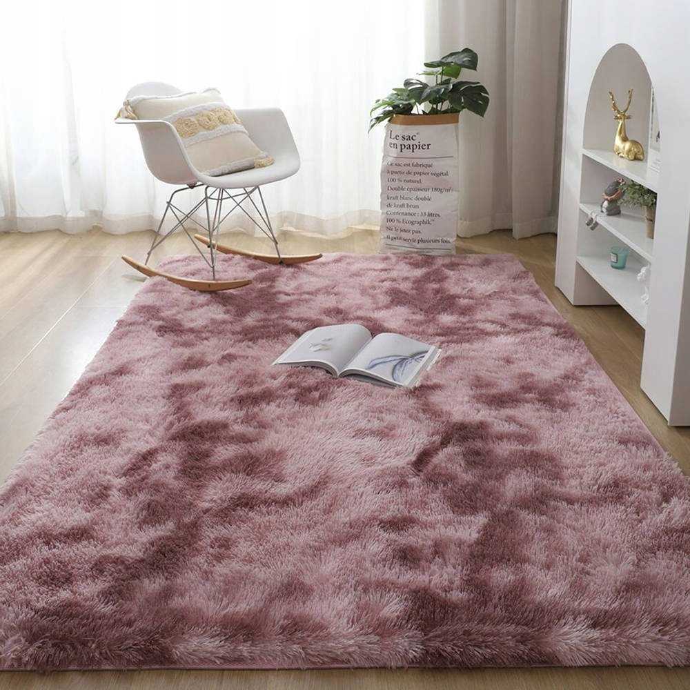 Strado Ombre Shaggy kilimėlis 200x260 OmbrePurple (rožinė), universalus