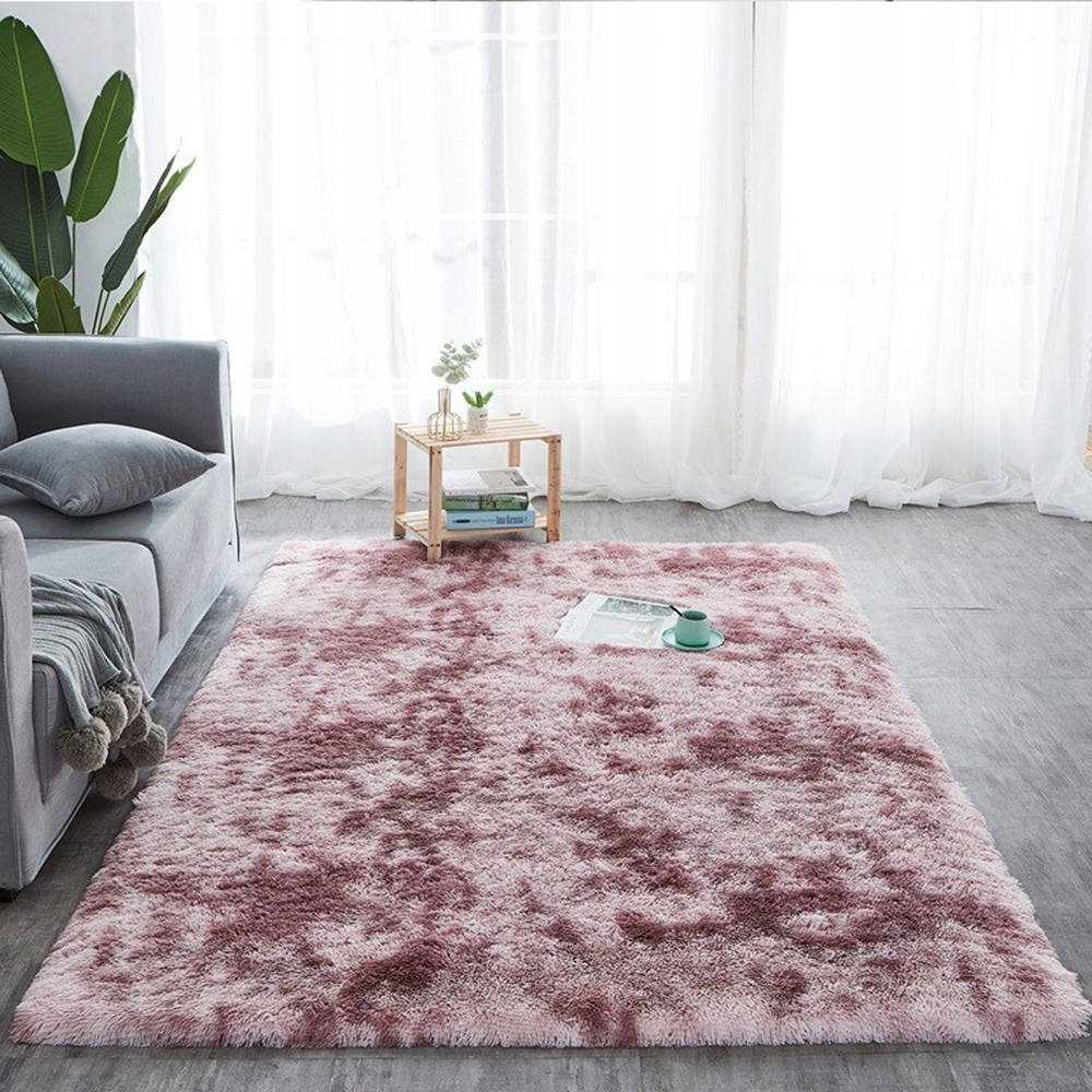 Strado Ombre Shaggy kilimėlis 200x260 OmbrePurple (rožinė), universalus