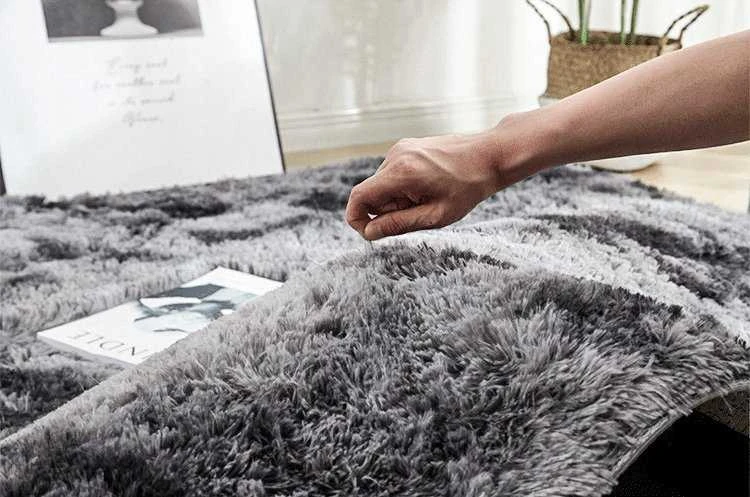 Strado Carpet Ombre Shaggy Strado 200x260 OmbreSilver (šviesiai pilka) universalus