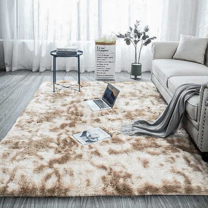 Strado Ombre Shaggy kilimėlis 200x290 OmbreCamel (rusvai gelsvas), universalus