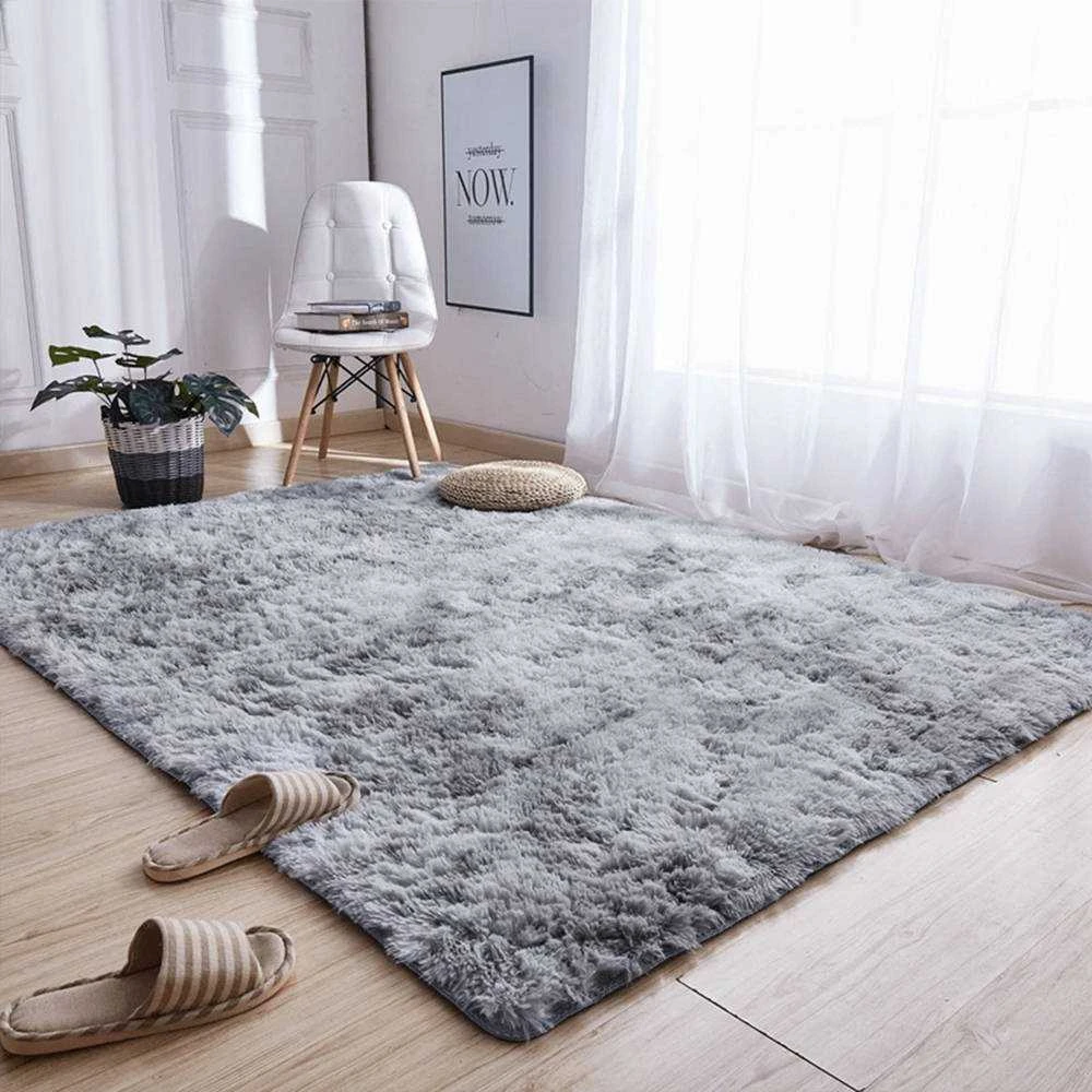 Strado Ombre Shaggy Rug 250x300 OmbreSilver (šviesus Pilkas)