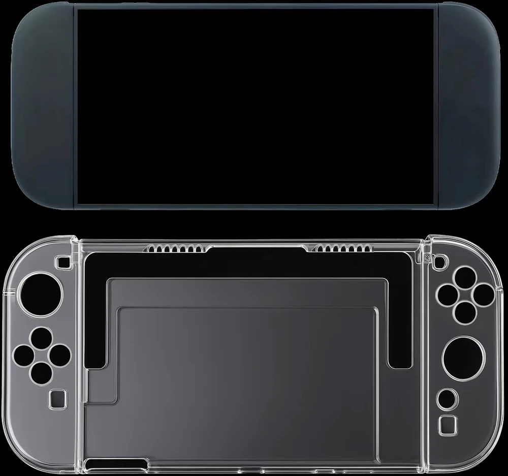Strado XXL rinkinys „Dėklas“ skirtas „Nintendo Switch 2“ 2025 su 2x stiklu, 2x apsauginiu dangteliu, 4x užmaunamaisiais dangteliais (DNNS2SET)
