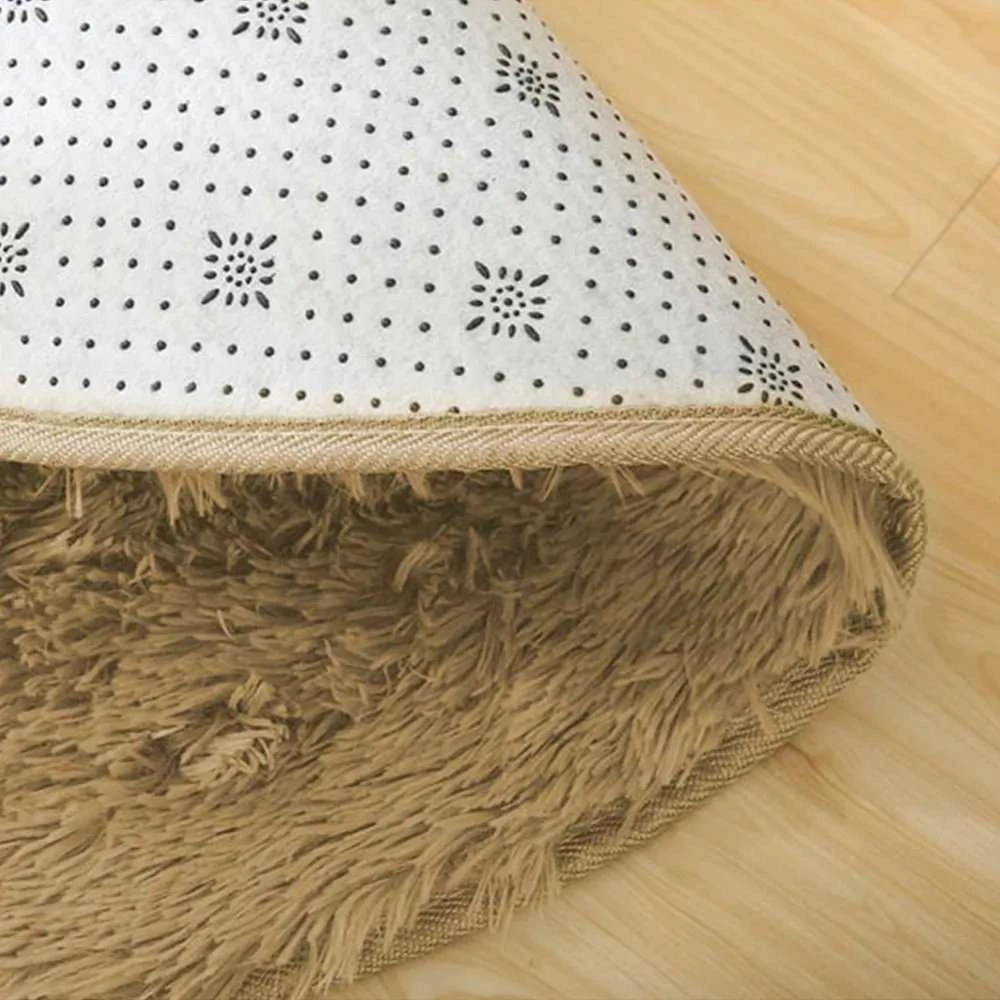 Strado Šaggy apvalus kilimas Strado 140x140 CappuccinoCamel (šviesiai ruda)