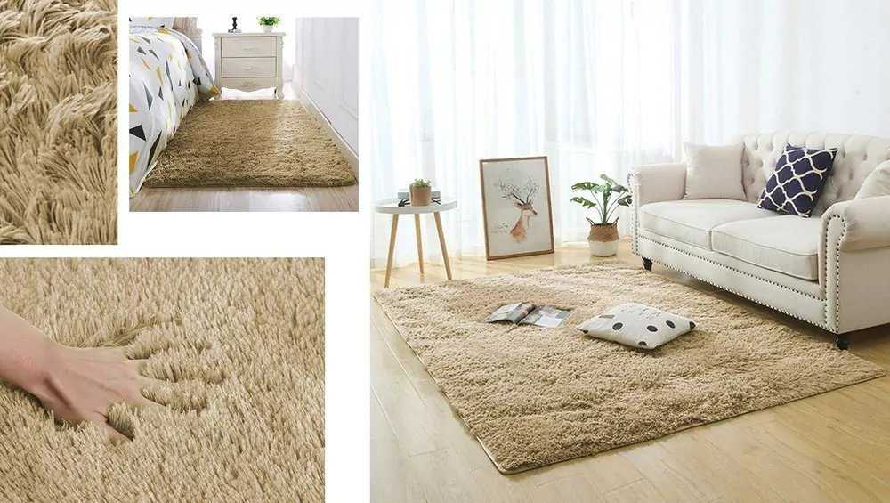 Strado Shaggy kilimas Strado 60x120 CappuccinoCamel (šviesiai ruda)