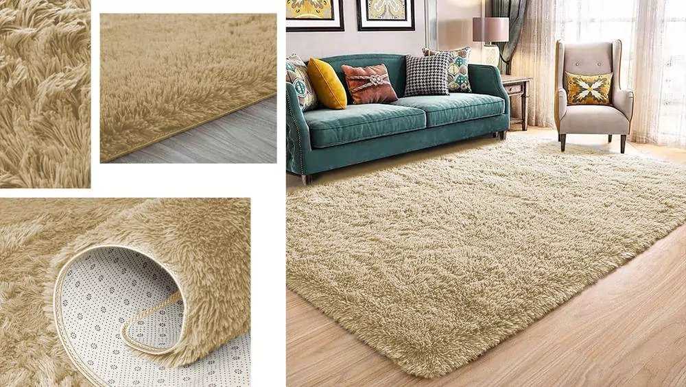 Strado Shaggy kilimas Strado 60x120 CappuccinoCamel (šviesiai ruda)