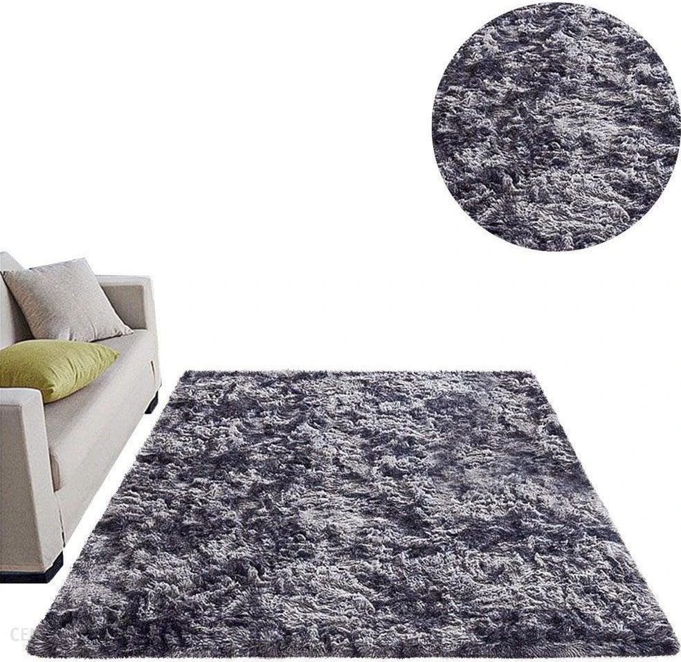Strado Ombre Shaggy kilimas 140x190 cm tamsiai pilka