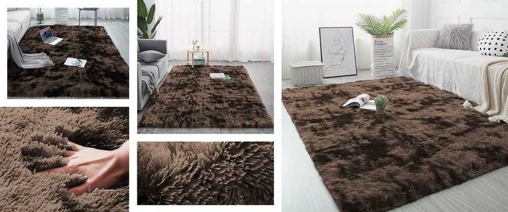 Strado Street Ombre Shaggy kilim Street 120x170 OmbreCoffee (ruda) Universalus