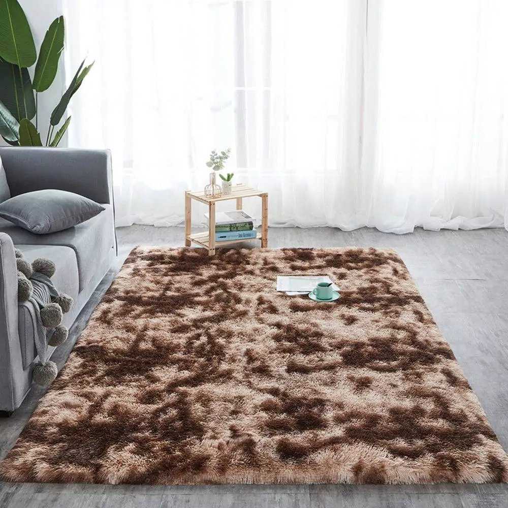Strado Dywan Ombre Shaggy 60x120 OmbreCoffee (Ruda) universalus