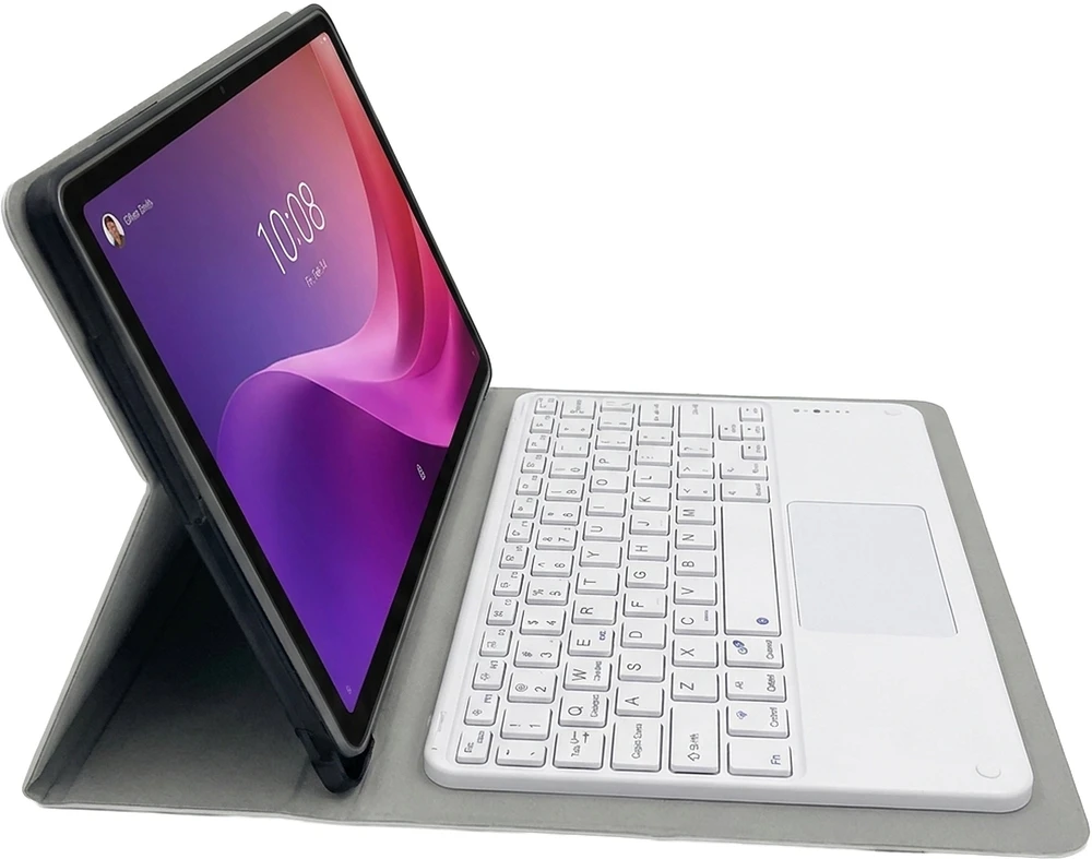 Strado-Tech dėklas su klaviatūra Lenovo Tab Plus 11.5'' TB351FU 2024 pilkas apsauginis