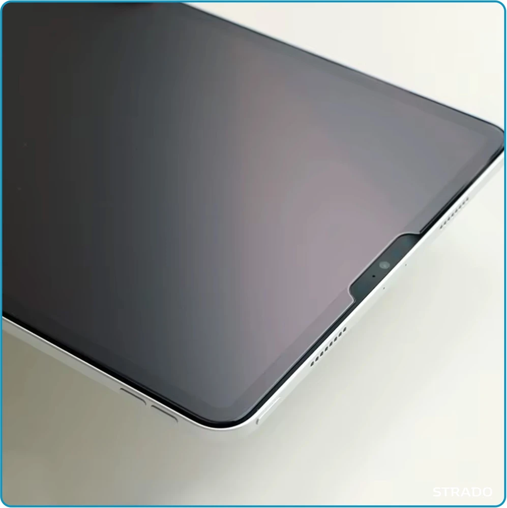 Strado-Tech Grūdintas matinis stiklas Samsung Galaxy Tab S9 / S10 - ekrano apsauga 9H, pilnas padengimas (ochronne na tablet 9H 2,5D wycięcia glass)