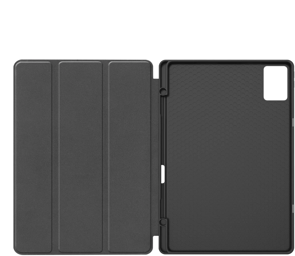 Planšetinio kompiuterio dėklas Strado-Tech, skirtas Lenovo Idea Tab Plus 12.1 2025, su pieštuko laikikliu – apsauginis su stovu