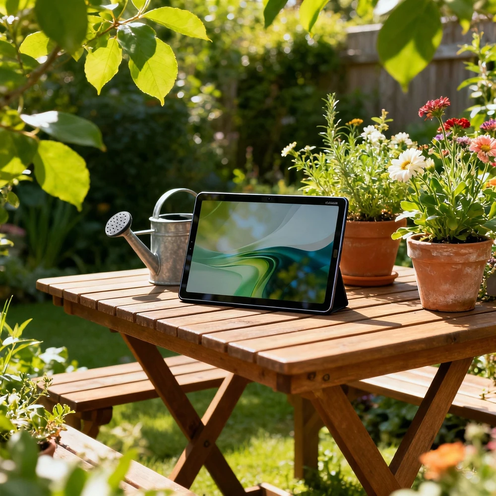 Planšetinio kompiuterio dėklas Strado-Tech, skirtas Lenovo Idea Tab Plus 12.1 2025, su pieštuko laikikliu – apsauginis su stovu