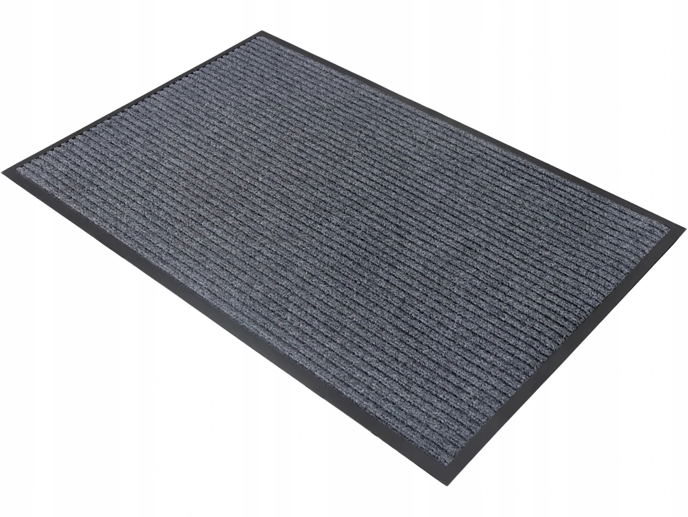 Strado Kilimėlis prie durų batams, įėjimo guminis kilimėlis 60x90 storio, tamsiai pilkas