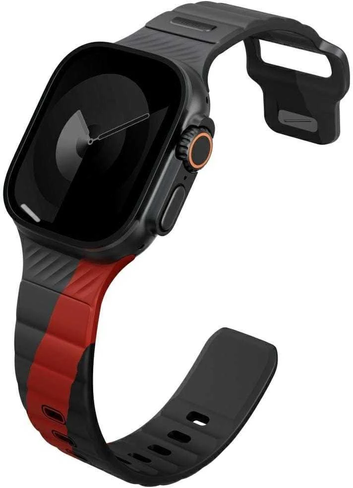 Apyrankė UNIQ Stride De Rubber Apple Watch 49/46/45/44mm charcoal