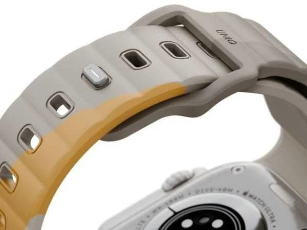 Apyrankė UNIQ Stride De Rubber Apple Watch 49/46/45/44mm, smėlio spalvos