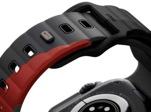 Apyrankė UNIQ Stride De Rubber Apple Watch 49/46/45/44mm charcoal