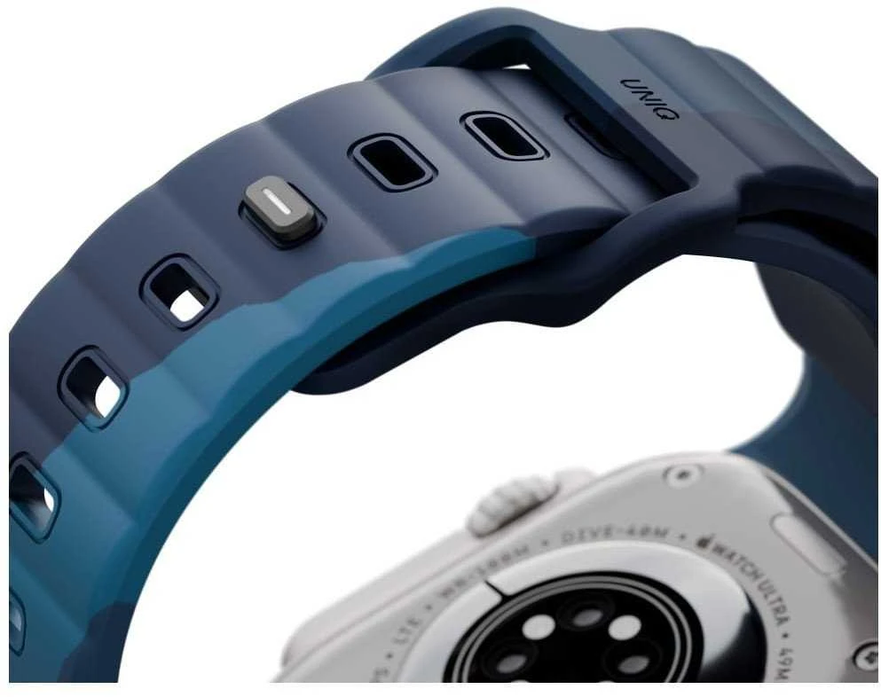 Apyrankė UNIQ Stride De Rubber Apple Watch 49/46/45/44mm storm