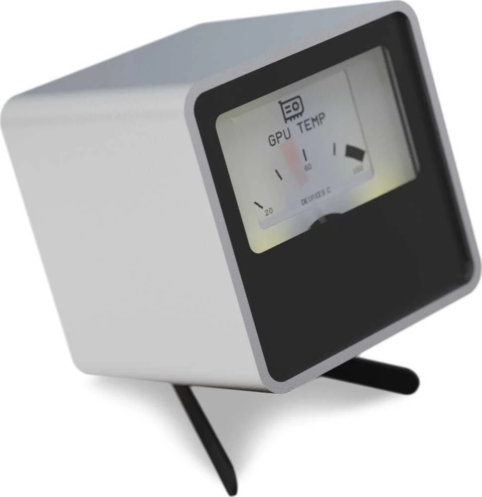 Streacom VU1-Dial – sidabro spalvos