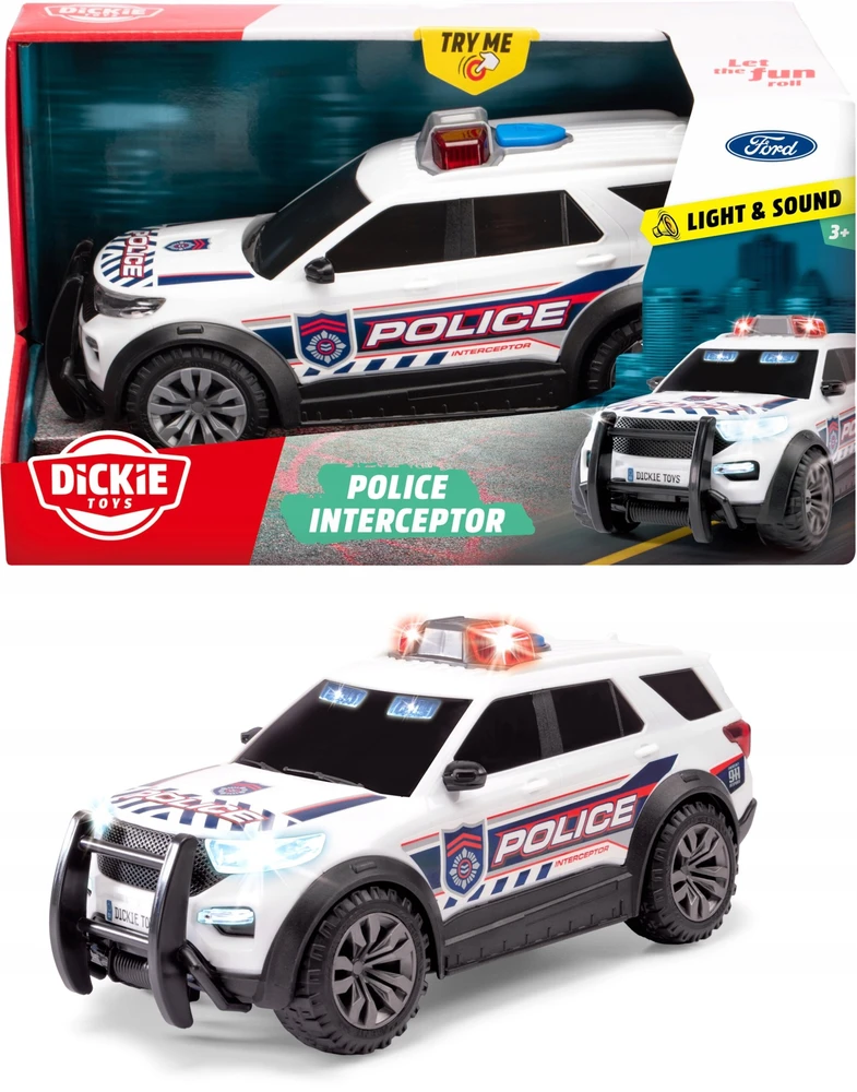 Streetz SIMBA Dickie SOS policijos automobilis Ford Intercep.371-4025