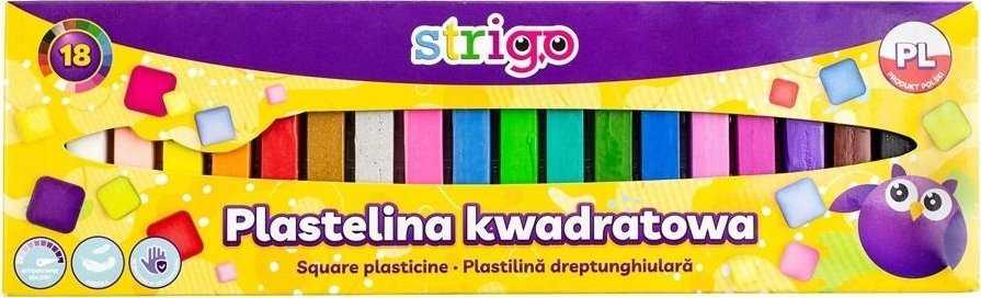 Strigo plastilinas, 18 spalvų, vaikams