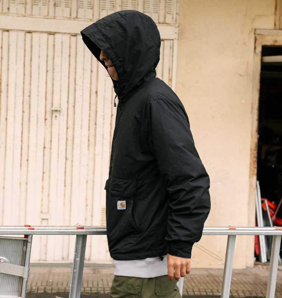 „Carhartt“ lengva, supakuota striukė su anoraku – juoda