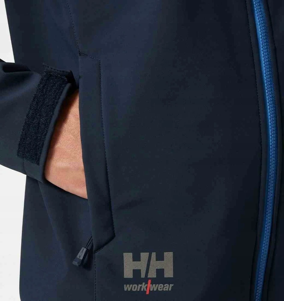 Striukė vyriška Helly Hansen Jacket HELLY HANSEN Oxford Softshell, light mėlynas XL