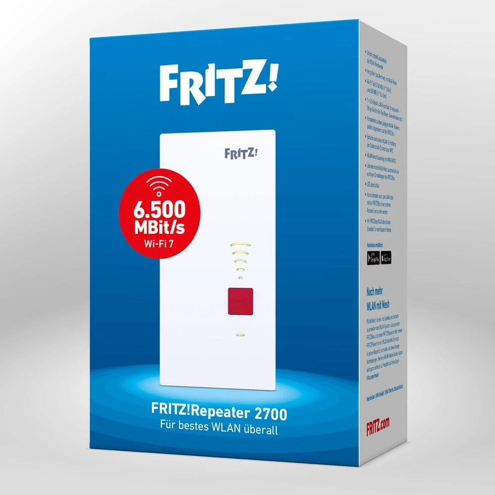 Maršrutizatorius FRITZ REPEATER 2700 - DE FACHHANDEL