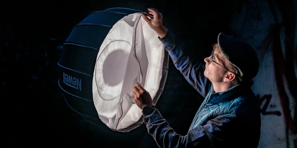 Studijinė lempa Newell NEWELL NL4394 Parabolinė softbox 65 cm