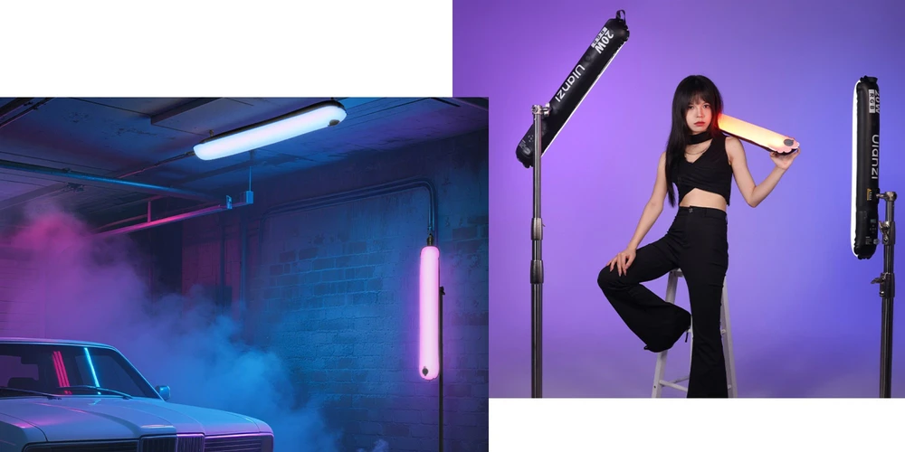 Apšvietimo įranga - ULANZI UA20 LED šviesa 2500mAh 2700-6500K
