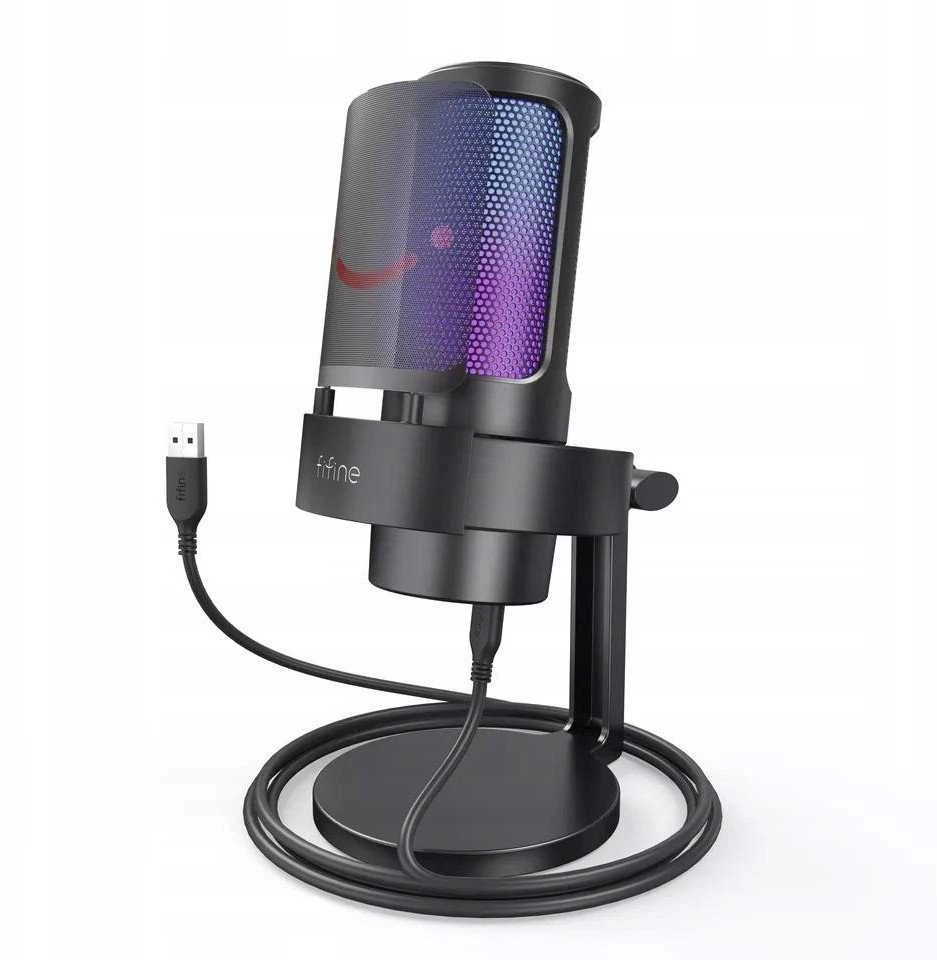 Fifine Technology FIFINE AmpliGame A8 RGB Juodas (Juodas) Kondensatorinis Mikrofonas