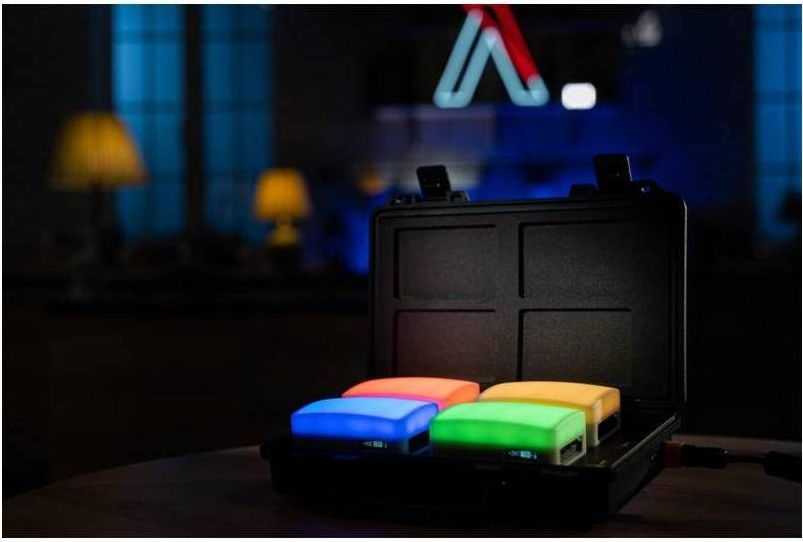 LED šviestuvų rinkinys Aputure MC Travel Kit ( 4 vnt.)