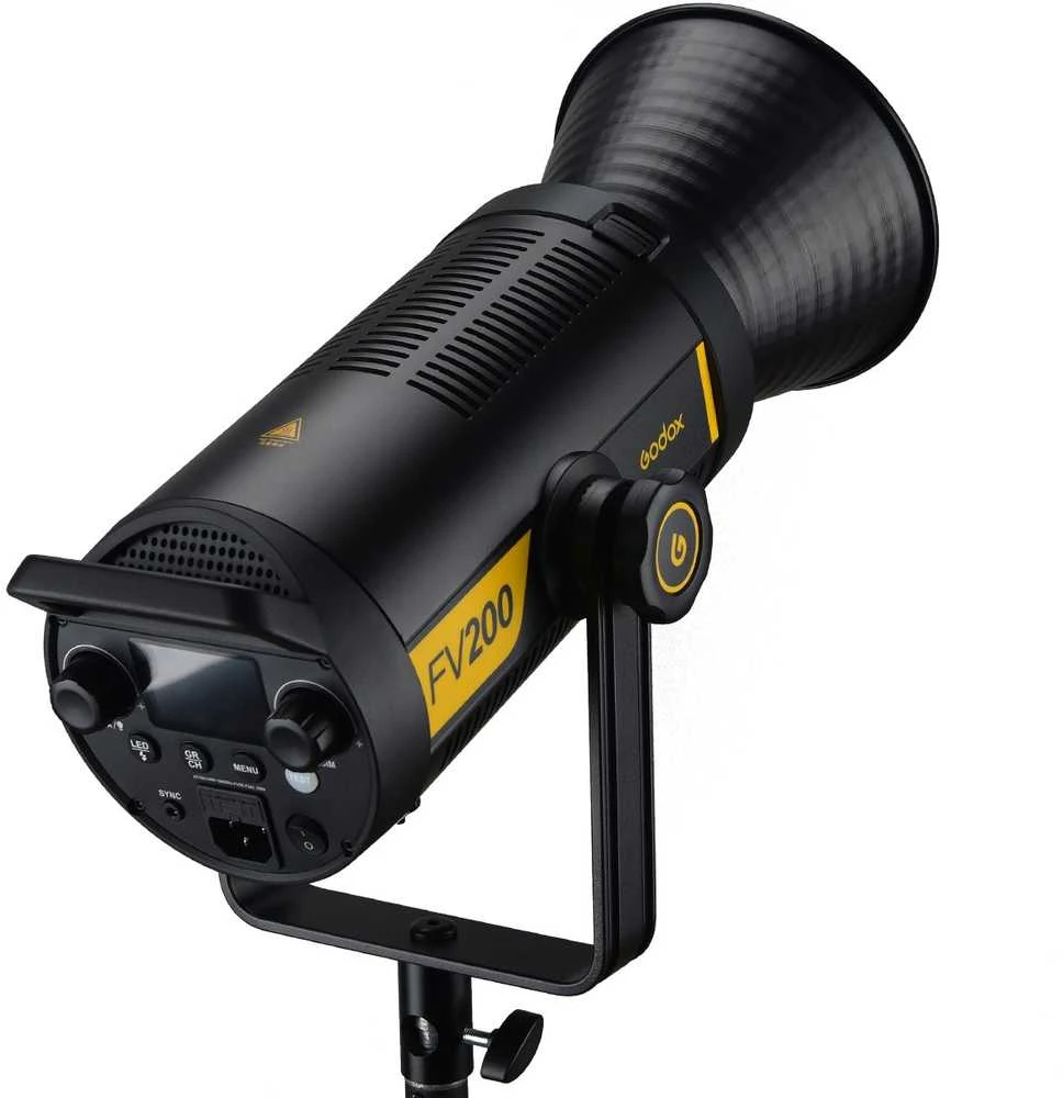 Godox FV200 didelės spartos sinchronizavimo blykstės LED lemputė