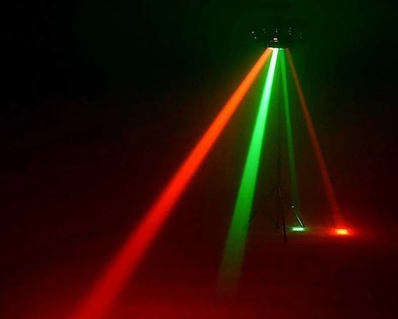 LIGHT4ME Spider MKII Turbo - 8x3W RGBW LED efektas