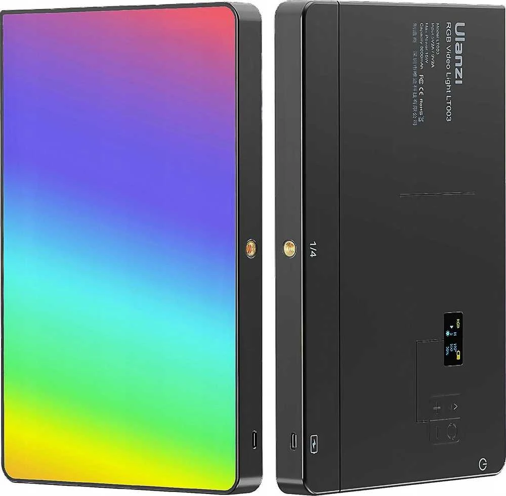 Apšvietimo Įranga - Ulanzi LT003 RGB LED Video Light 10 inch 2500K-9000K