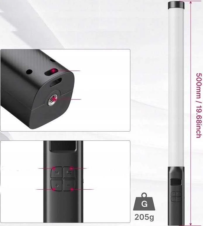 LED Šviestuvas Ulanzi VL119 RGB WB (2500 K - 9000 K)