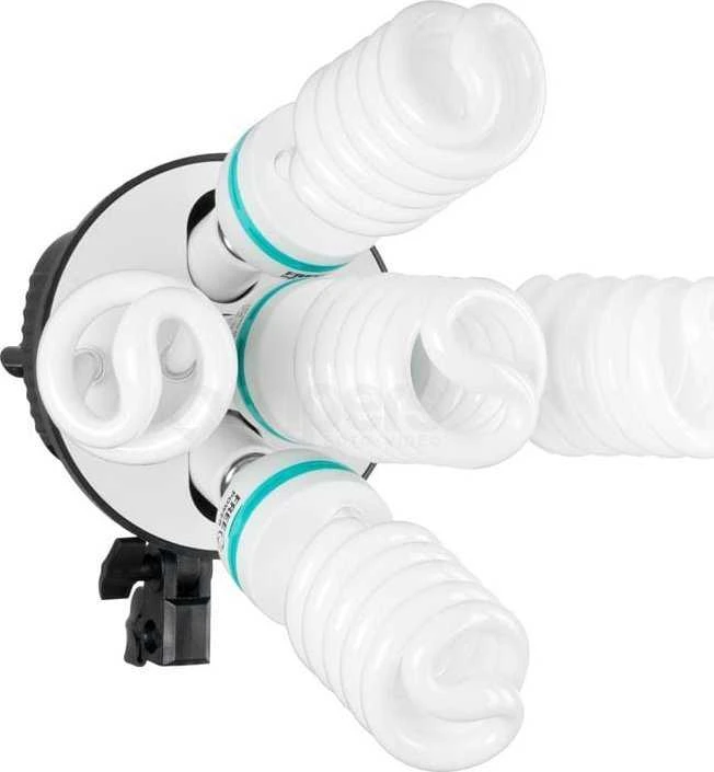 Studijos rinkinys Freepower Nuolatinio apšvietimo rinkinys 107 50x70cm 1500W 5500K su stovu