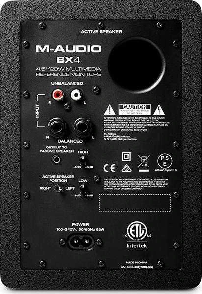 Garso kolonėlės  M-AUDIO BX4, 2 vnt. Juodos spalvos