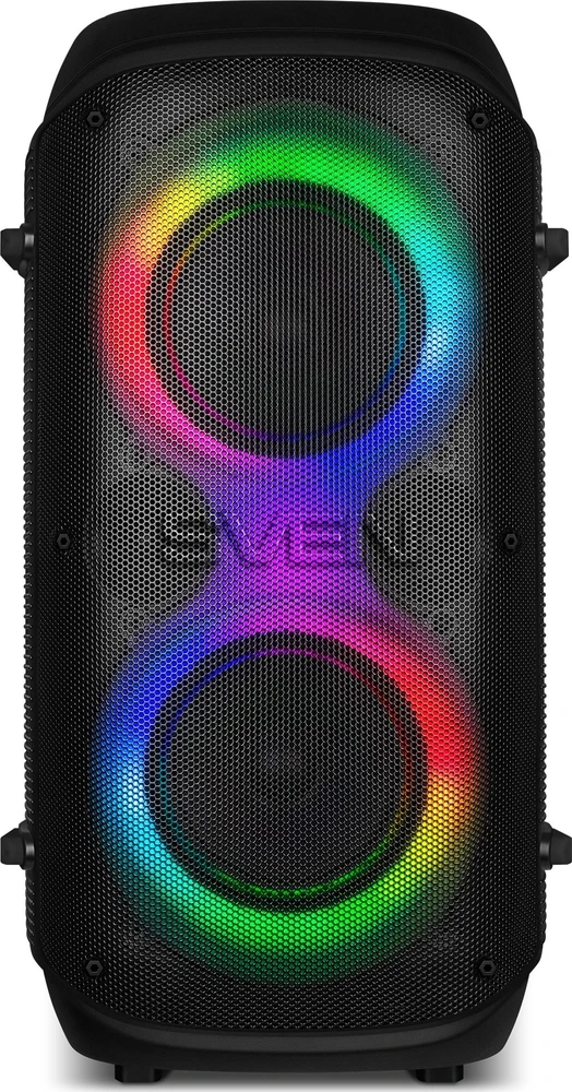 Garsiakalbis SVEN PS-800, juodas (100W, TWS, Bluetooth, FM, USB, Micro SD, LED ekranas, 4400mA*h)