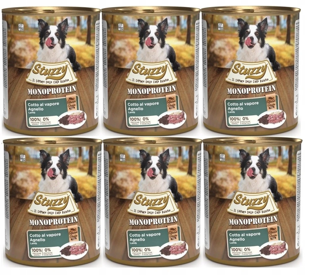 „Stuzzy Monoprotein“ šlapias šunų ėdalas, šviežio ėrienos paštetas, 800g, skardinė
