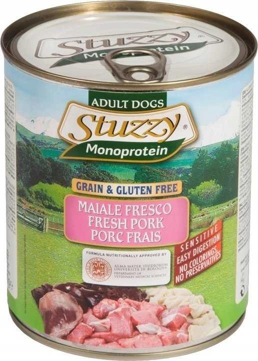 STUZZY Monoprotein Pork - wet dog food - 800g