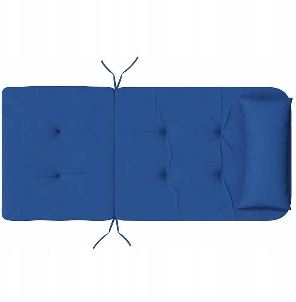 Kėdžių pagalvės 2 pcs Mėlyna 58 x 77 x 45 cm Oksfordo audinys