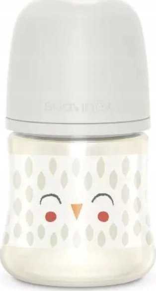 Suavinex 307833-Buteliukas 150ML/SMOCZEK FIZJOLOGICZNY SX PRO WOLNY PRZEPŁYW/SOWA BEŻOWA/BONHOMIA