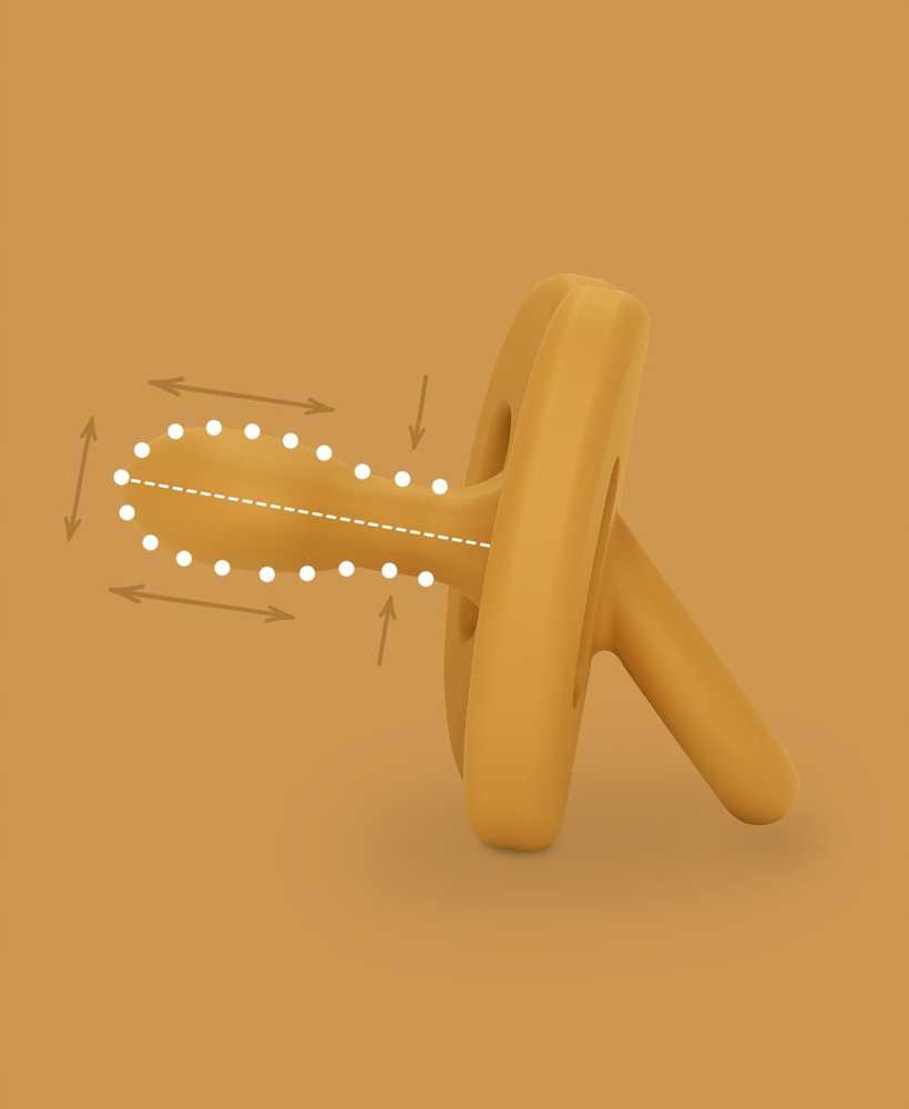 Čiulptukas Suavinex SX Pro Mustard, 0-6 mėn, geltonas