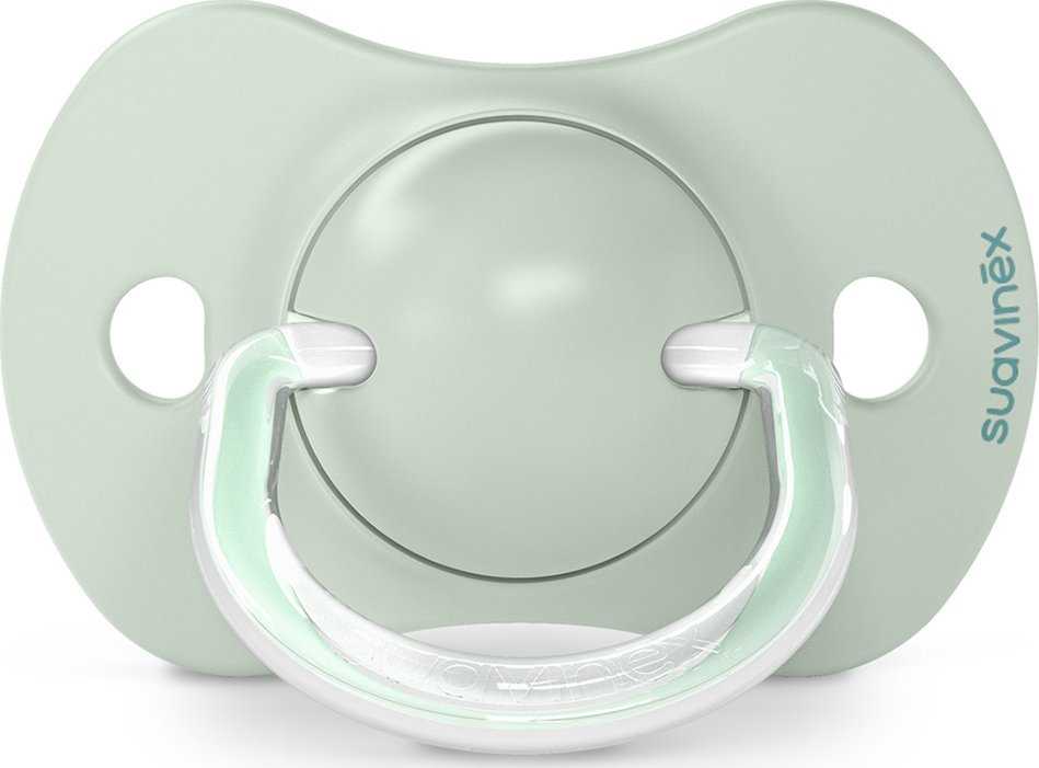 Suavinex 308275-PHYSIOLOGICAL čiulptukas SX PRO SILICONE 2 vnt./6-18M/ŽALIAS/SVAJONĖS
