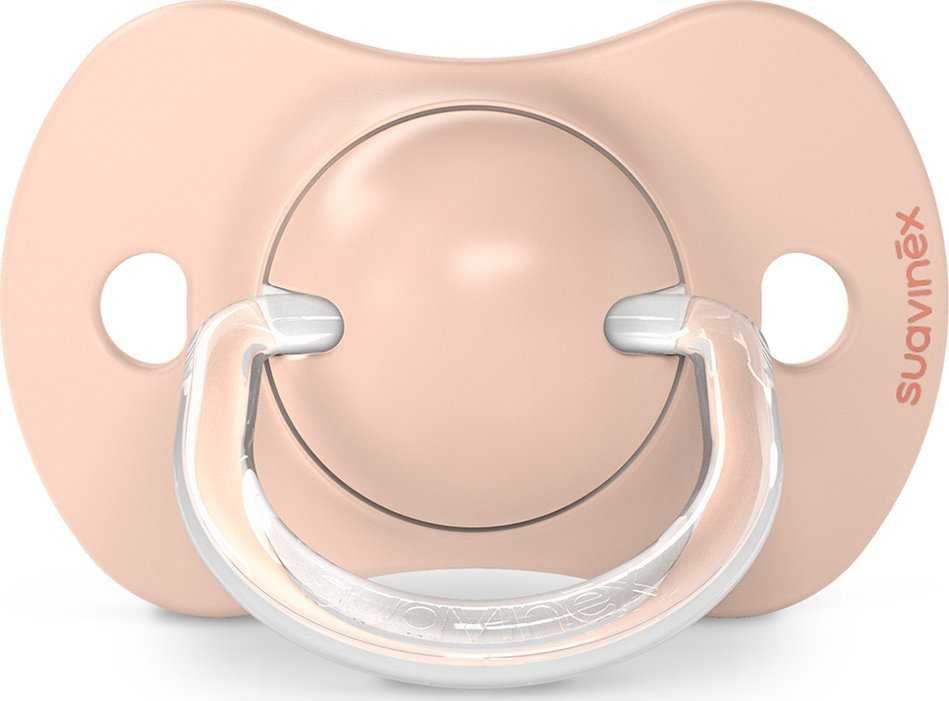 Suavinex 308276-PHYSIOLOGICAL čiulptukas SX PRO SILICONE 2 vnt./6-18M/PEACH/DREAMS