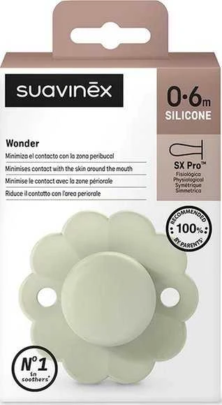 Suavinex gėlės formos čiulptukas 0-6m
